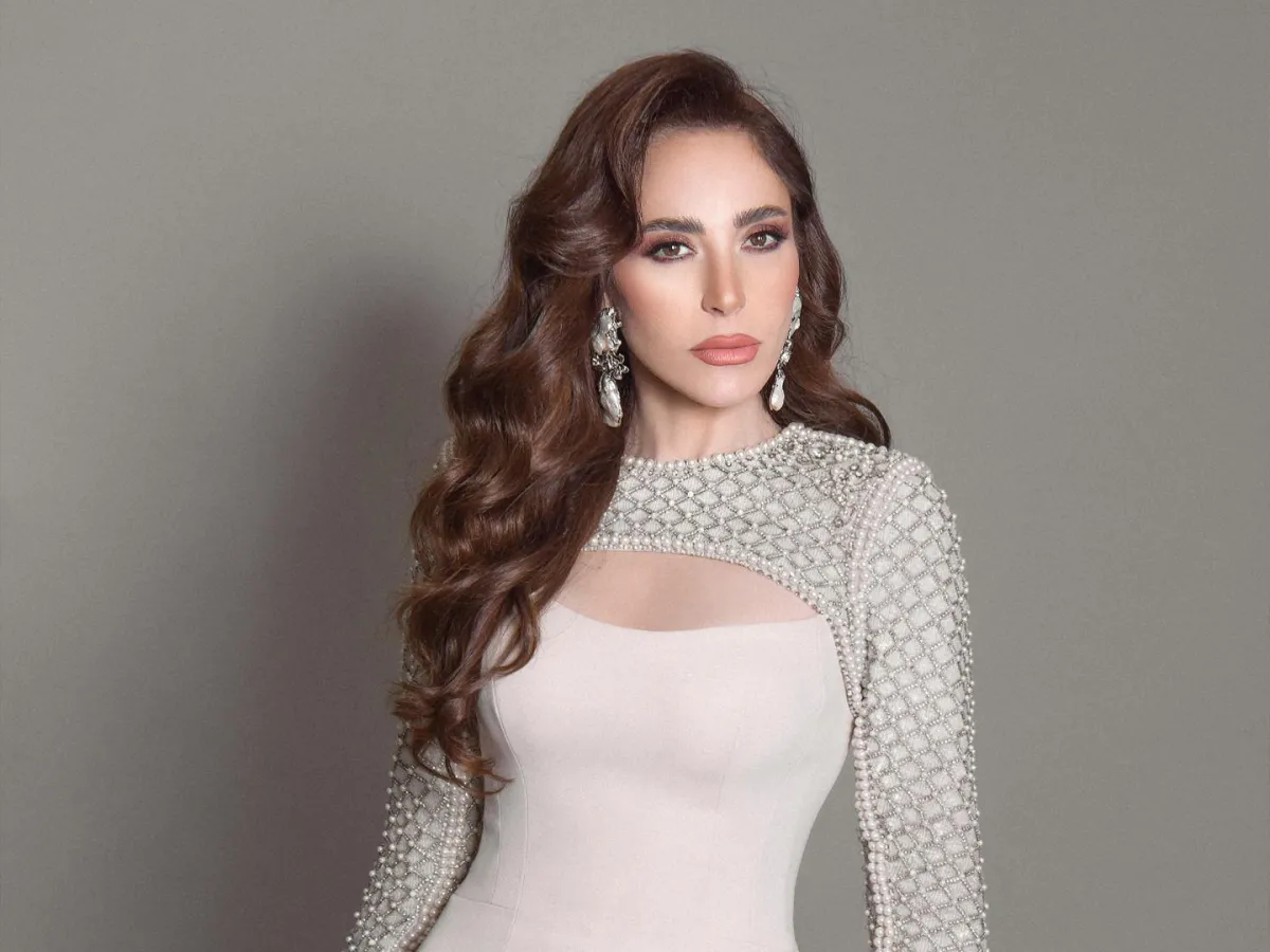 عبير نعمة بأقراط ضخمة في حفل موريكس دور 2024-الصورة من المكتب الإعلامي للفنانة