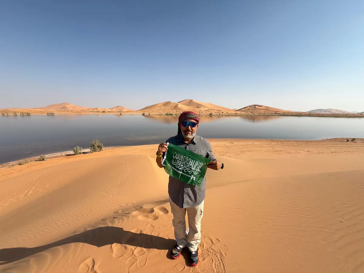  المغامر ورجل الأعمال السعودي الدكتور بدر الشيباني