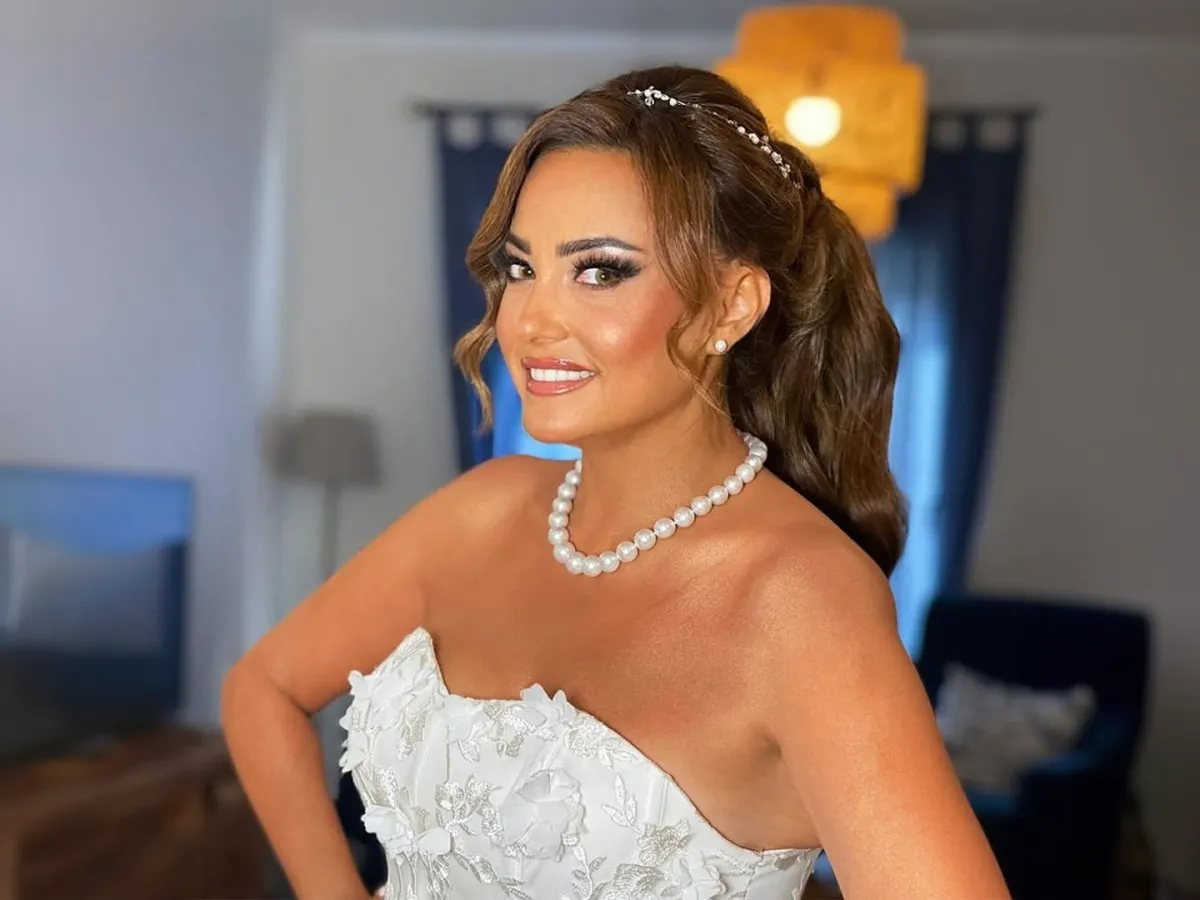 بشرى في يوم زفافها- الصورة من حسابها الرسمي على إنستغرام