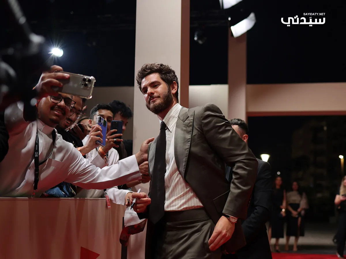 أندرو غارفيلد في مهرجان البحر الأحمر السينمائي- الصورة خاصة لسيدتي تصوير: معتز الشافعي