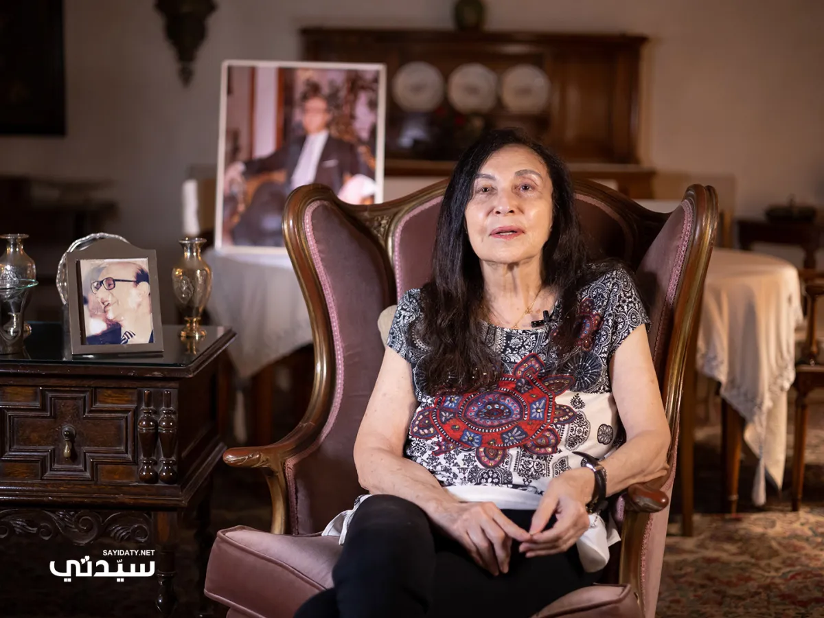 عفت الابنة الوسطي للموسيقار محمد عبد الوهاب- - الصورة خاص لسيدتي تصوير: يحيى أحمد