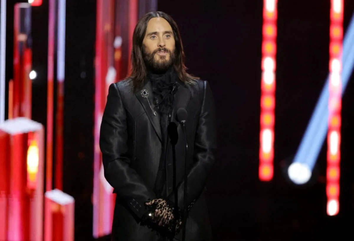 جاريد ليتو في مسرح دولبي في لوس أنجلوس، كاليفورنيا (Jared Leto at Dolby Theatre in Los Angeles, California). مصدر الصورة: Kevin Winter/Getty Images for iHeartRadio/AFP