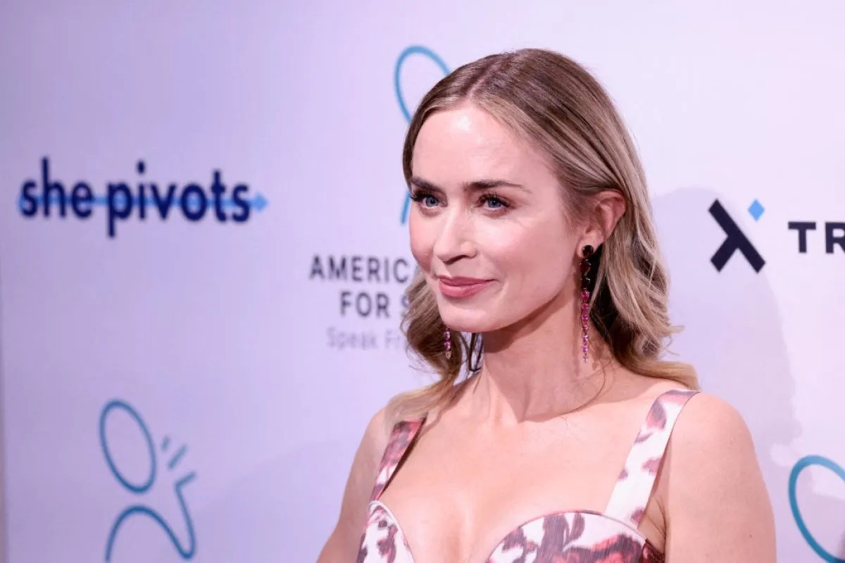 إميلي بلانت في الحفل السنوي الثامن عشر للمعهد الأمريكي في مدينة نيويورك (  Emily Blunt at the American Institute's 18th Annual Gala in New York City). مصدر الصورة: Dimitrios Kambouris / GETTY IMAGES NORTH AMERICA / Getty Images via AFP