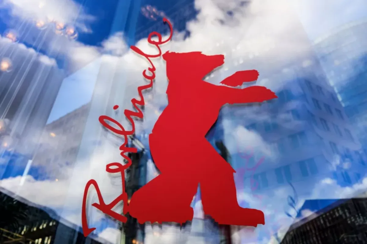 شعار مهرجان برلين السينمائي الدولي. مصدر الصورة: John MACDOUGALL / AFP