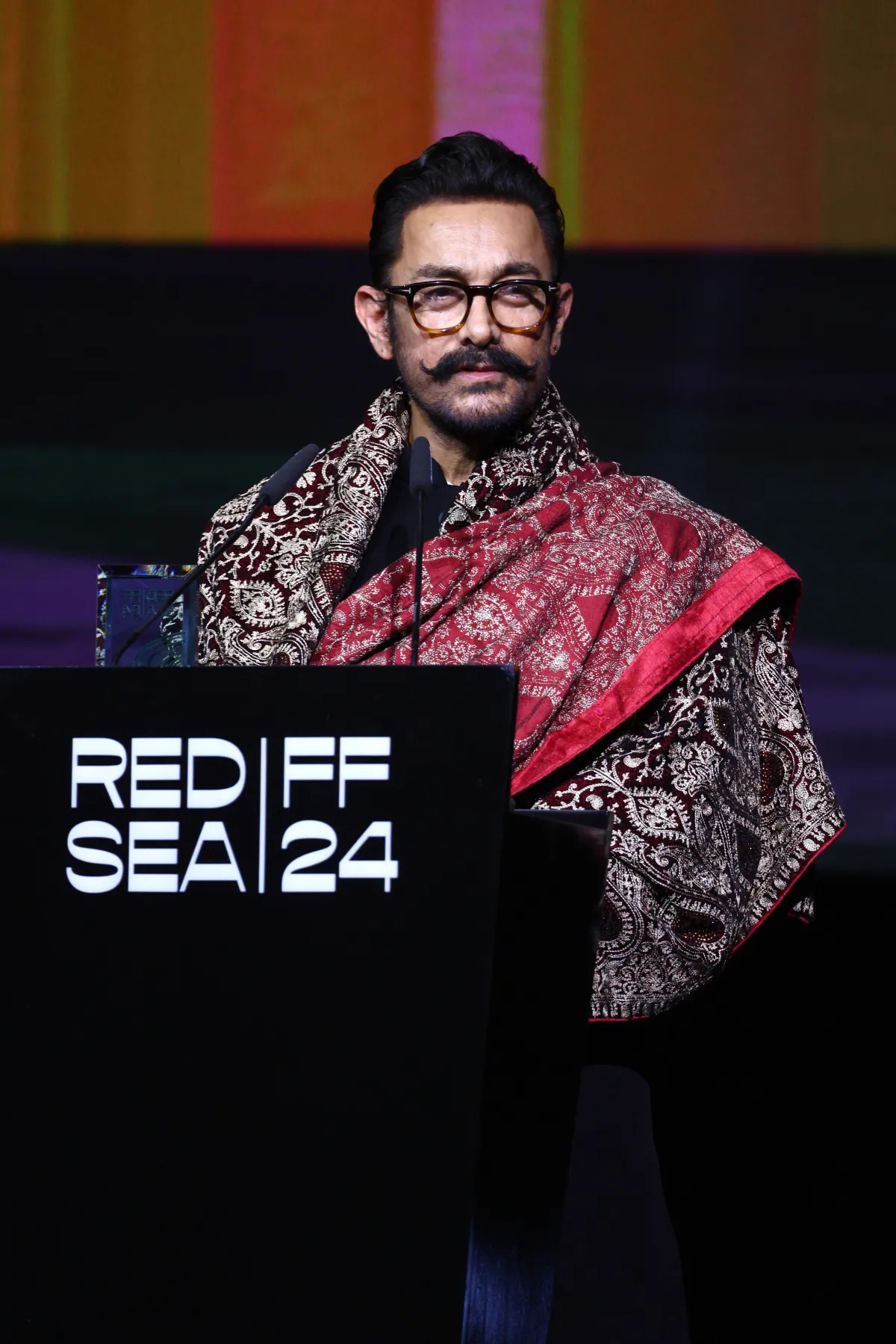 عامر خان في افتتاح مهرجان البحر الأحمر السينمائي- صورة خاصة لـ سيدتي- تصوير: ثناء المحمد