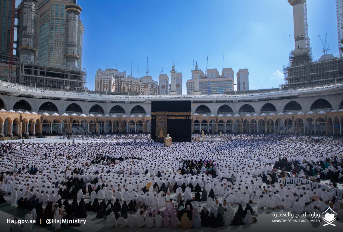 موسم الحج الصورة من حساب وزارة الحج والعمرة على موقع إكس