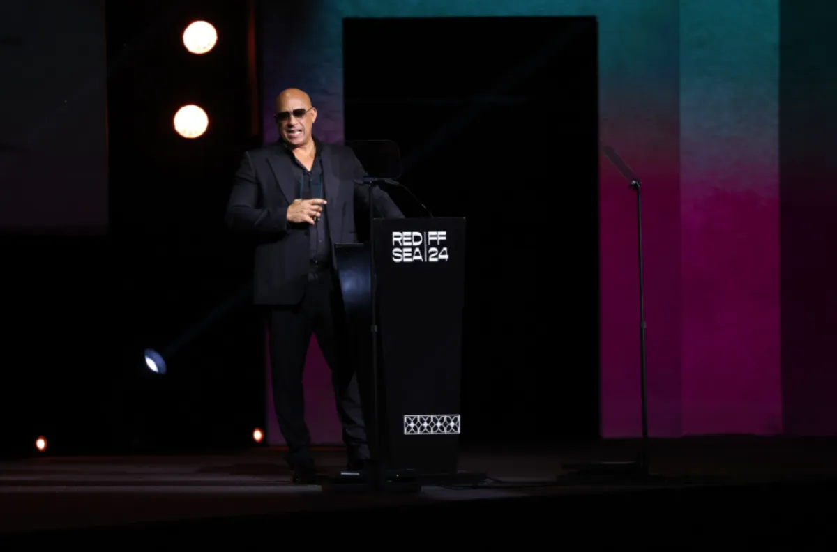 فان ديزل بحفل افتتاح مهرجان البحر الأحمر السينمائي- صورة خاصة لـ«سيدتي» تصوير: ثناء المحمد