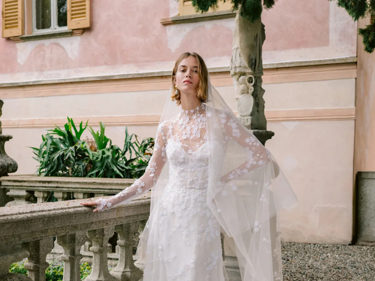 فستان زفاف من مونيك لولييه Monique Lhuillier - الصورة من Launchmetrics/Spotlight ©