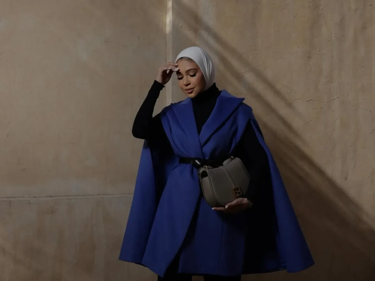 مدونة الموضة منة نبيل - الصورة من حسابها على إنستغرام