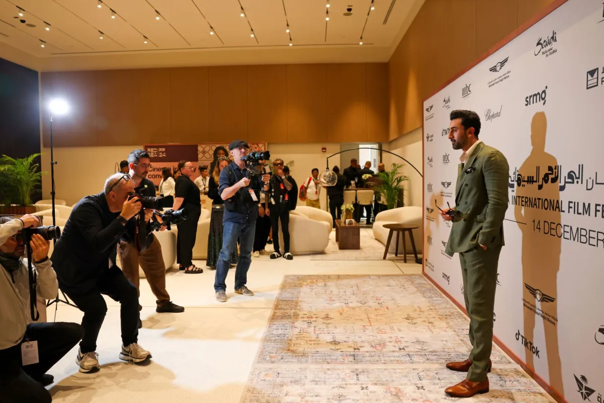 الجلسة الحوارية للنجم الهندي رانبير كابور- مصدر الصورة: (Darren Arthur/Getty Images for The Red Sea International Film Festival)