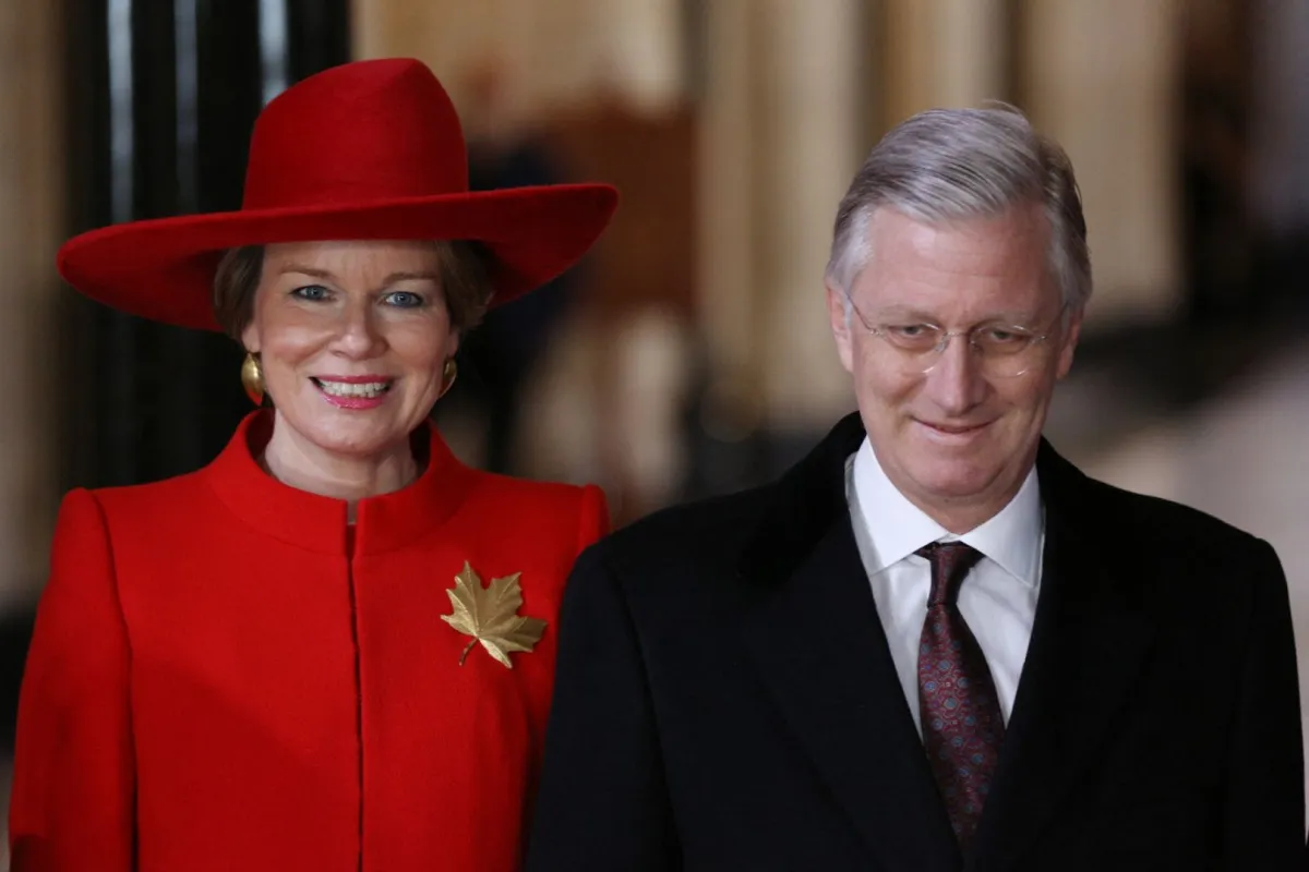 الملك فيليب والملكة ماتيلد خلال الزيارة الرسمية إلى كندا، في أوتاوا، أونتاريو (King Philippe and Queen Mathilde during the state visit to Canada, in Ottawa, Ontario). مصدر الصورة: Lars Hagberg / AFP