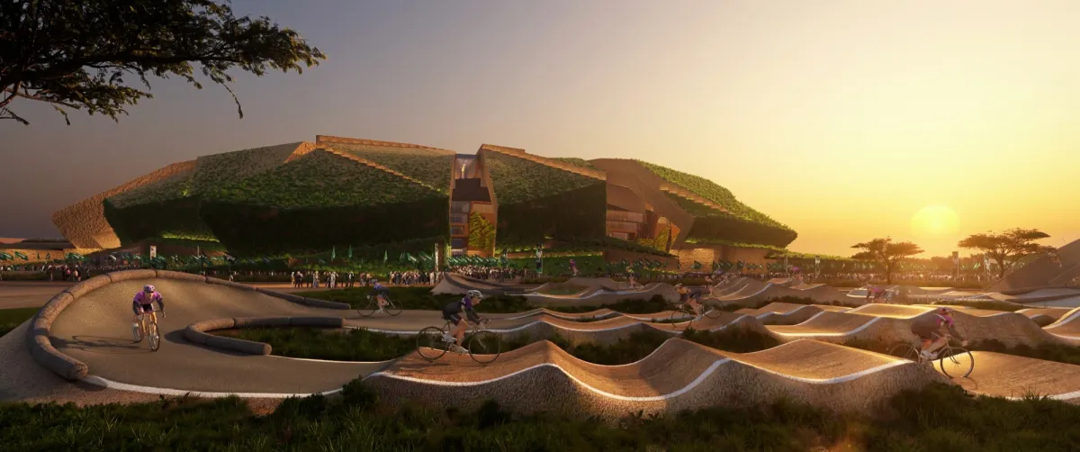 ملعب الملك سلمان الصور من الموقع الالكتروني الخاص بالهيئة الملكية لمدينة الرياض