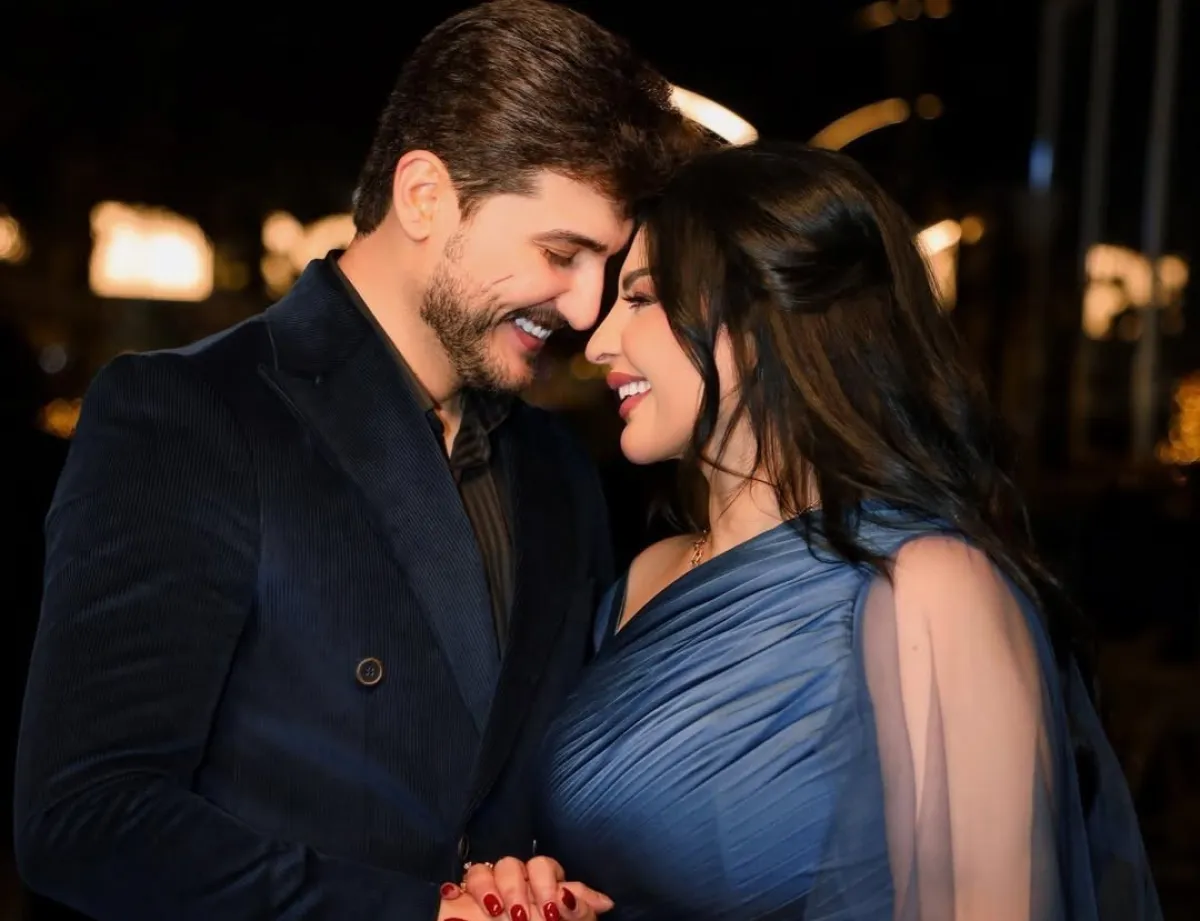 أصيل هميم وزوجها بكر الدليمي- الصورة من حساب بكر على إنستغرام