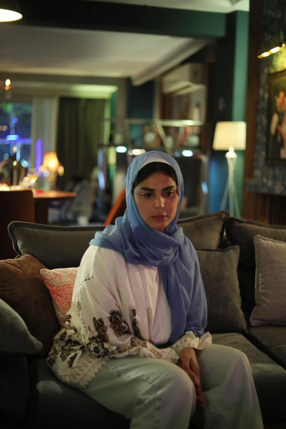 رانيا منصور من كواليس فيلم لأول مرة- الصورة من المركز الإعلامي للفيلم