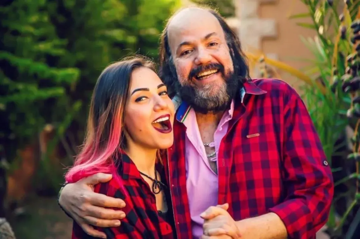 إيمي طلعت زكريا ووالدها - الصورة من حسابها على إنستغرام