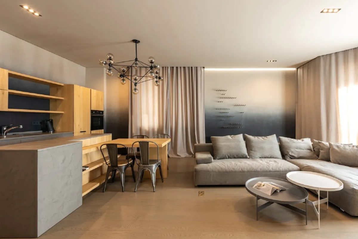 غرفة معيشة متعددة الوظائف