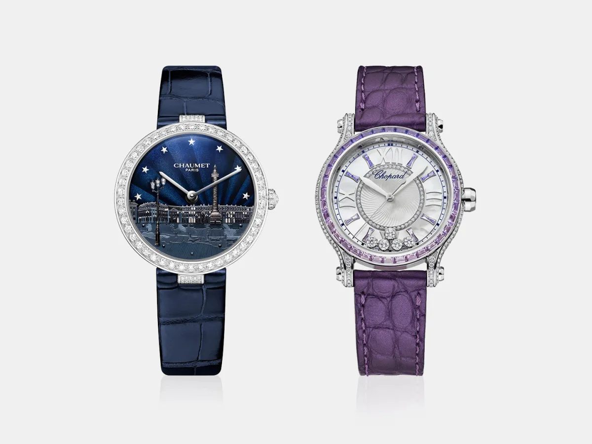 ساعات يد جلدية