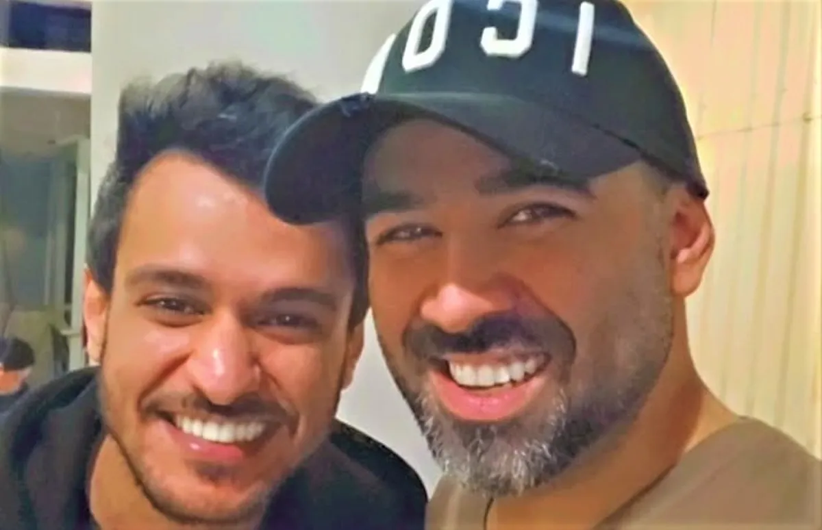 بشار الشطي وعايض- الصورة من حساب بشار الشطي على الانستغرام