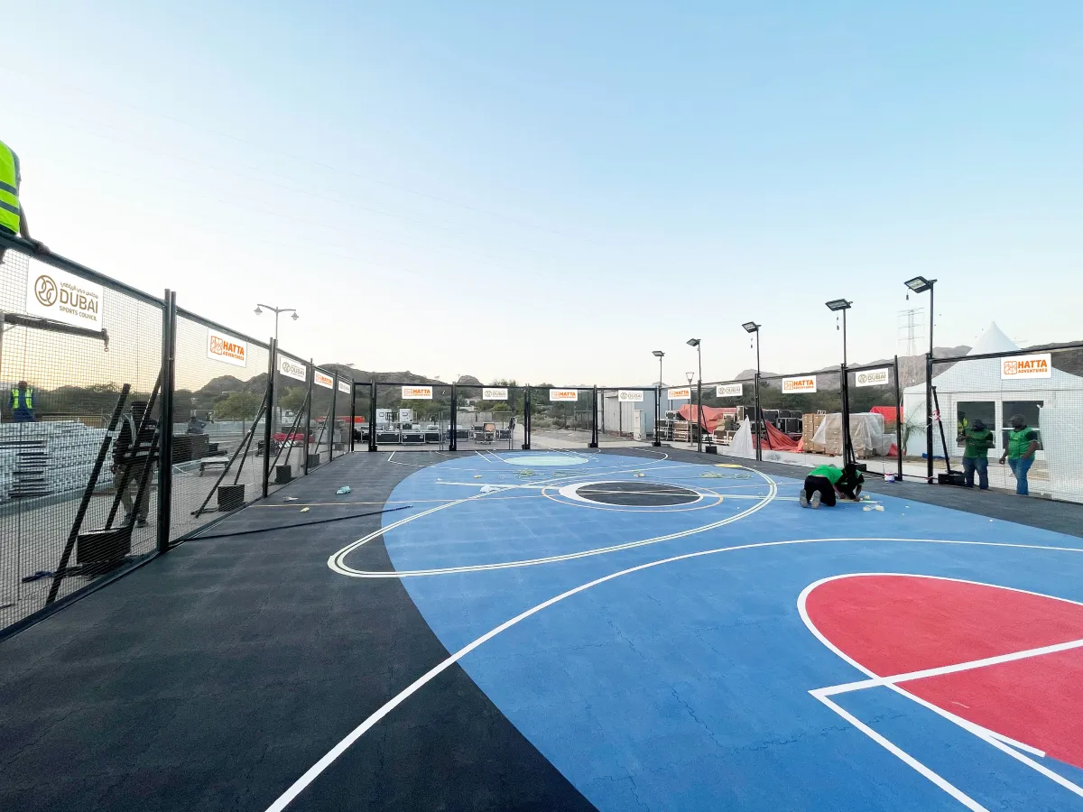 بطولة كرة القدم ضمن شتا حتا. الصورة من الحساب الرسمي لبراند دبي على منصة x