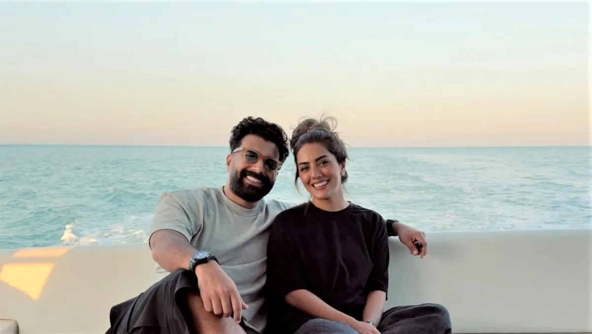 فؤاد علي وهيا عبد السلام -الصورة من حسابه على الانستغرام