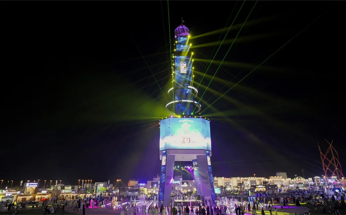 احتفالات مهرجان الشيخ زايد ليلة رأس السنة 2025 - الصورة من موقع مهرجان الشيخ زايد