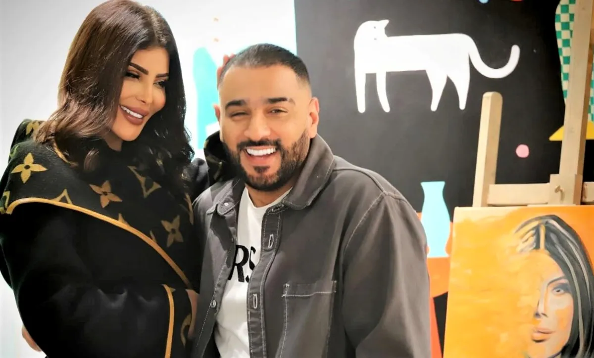 شهاب جوهر وإلهام الفضالة- الصورة من حسابه على الانستغرام