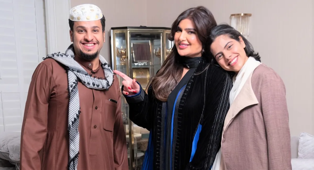 فيصل العيسى وأميرة محمد وطرفة الشريف- الصورة من حساب شباب البومب على الانستغرام