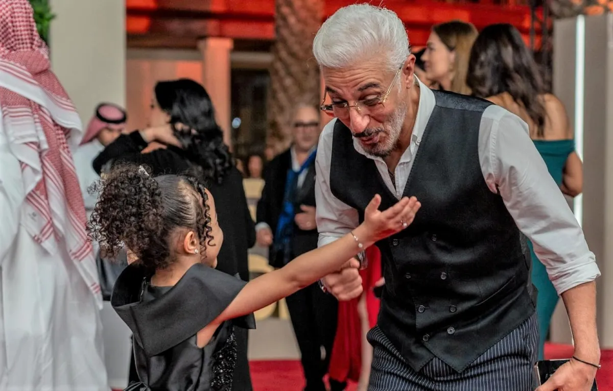 عبد المحسن النمر ونورسين- الصورة من حسابه على الانستغرام