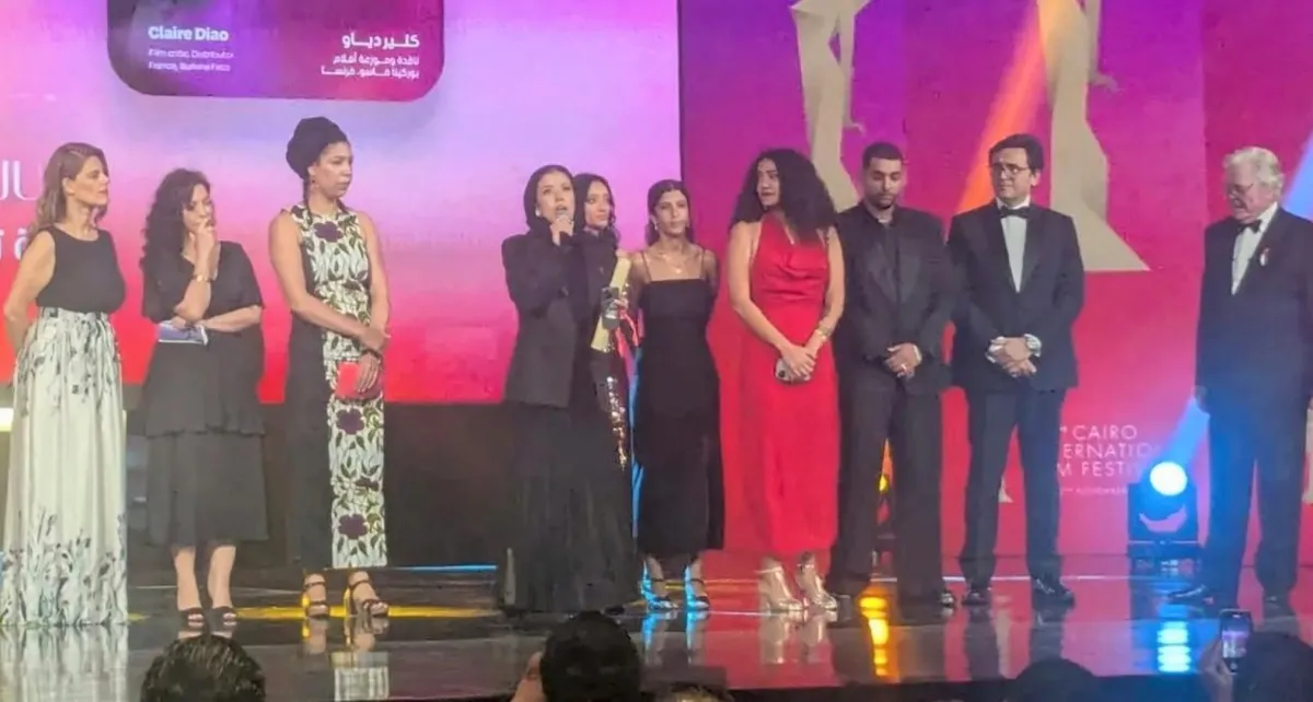 انجاز لطالبات جامعه  عفت بمهرجان القاهرة السينمائي الدولي- الصوررة من المركز الاعلامي للجامعة