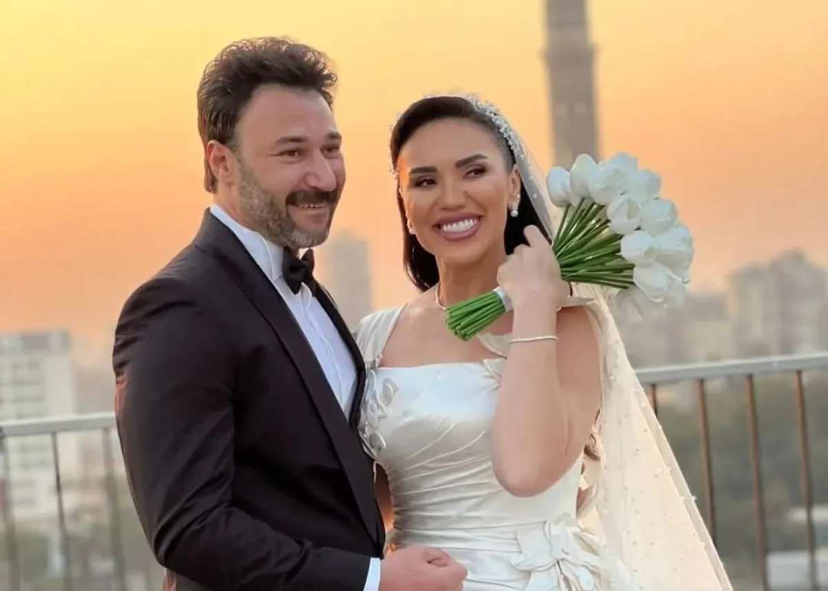 صور حفل زفاف مي فاروق ومحمد العمروسي - الصورة من حساب مي فاروق على انستغرام