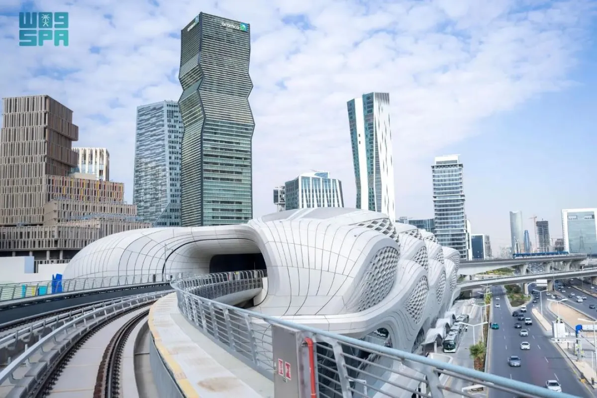 محطة قطار الرياض بمركز الملك عبدالله المالي