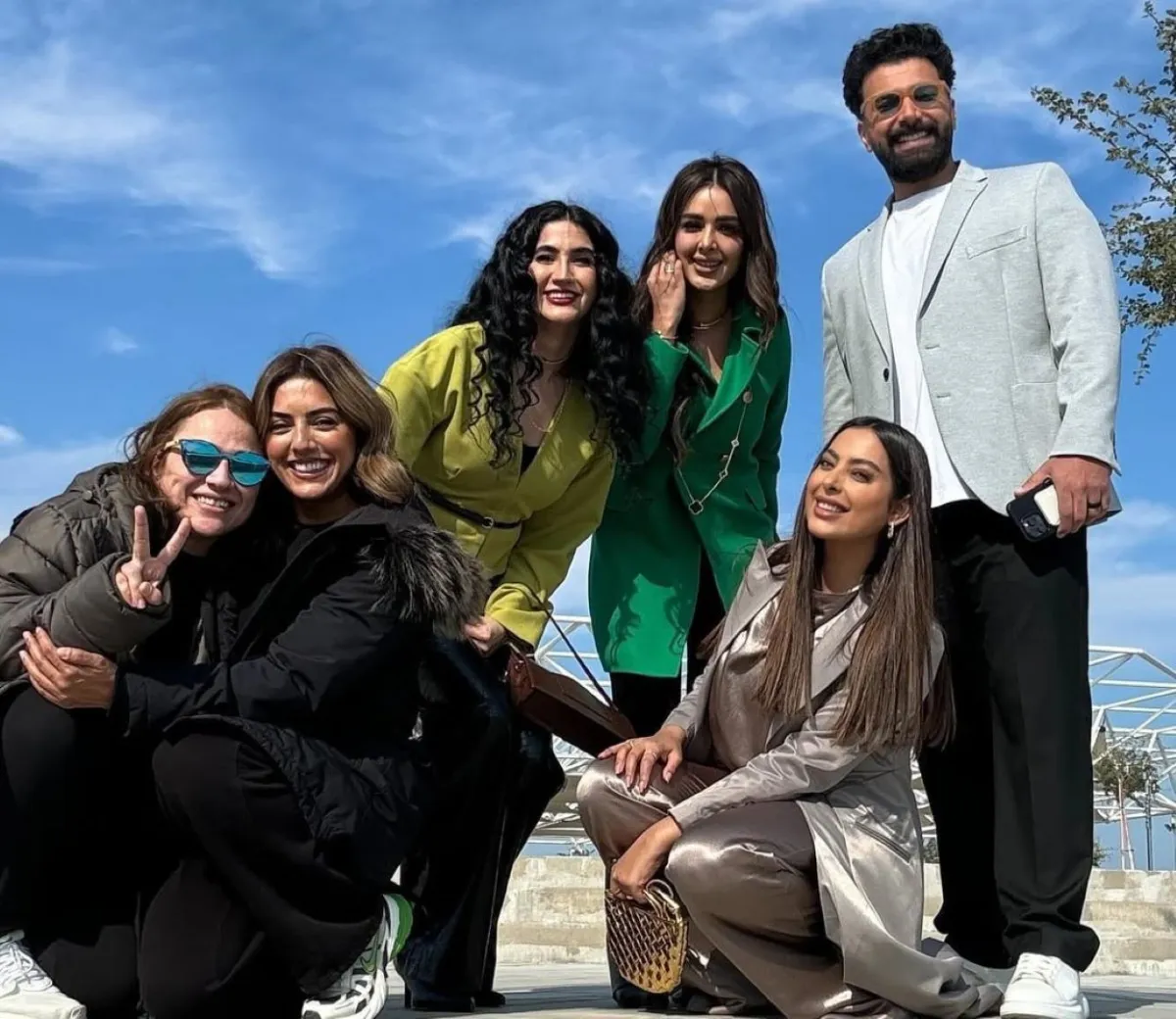 كواليس مسلسل للمعاريس فقط- الصورة من ريم أرحمة على إنستغرام