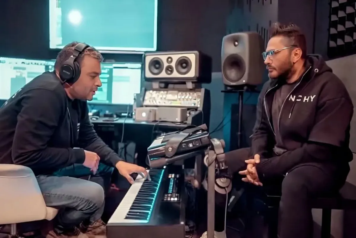 كواليس أغنية فعلاً مابيتنسيش-  الصورة من حساب محبي تامر حسني على إنستغرام