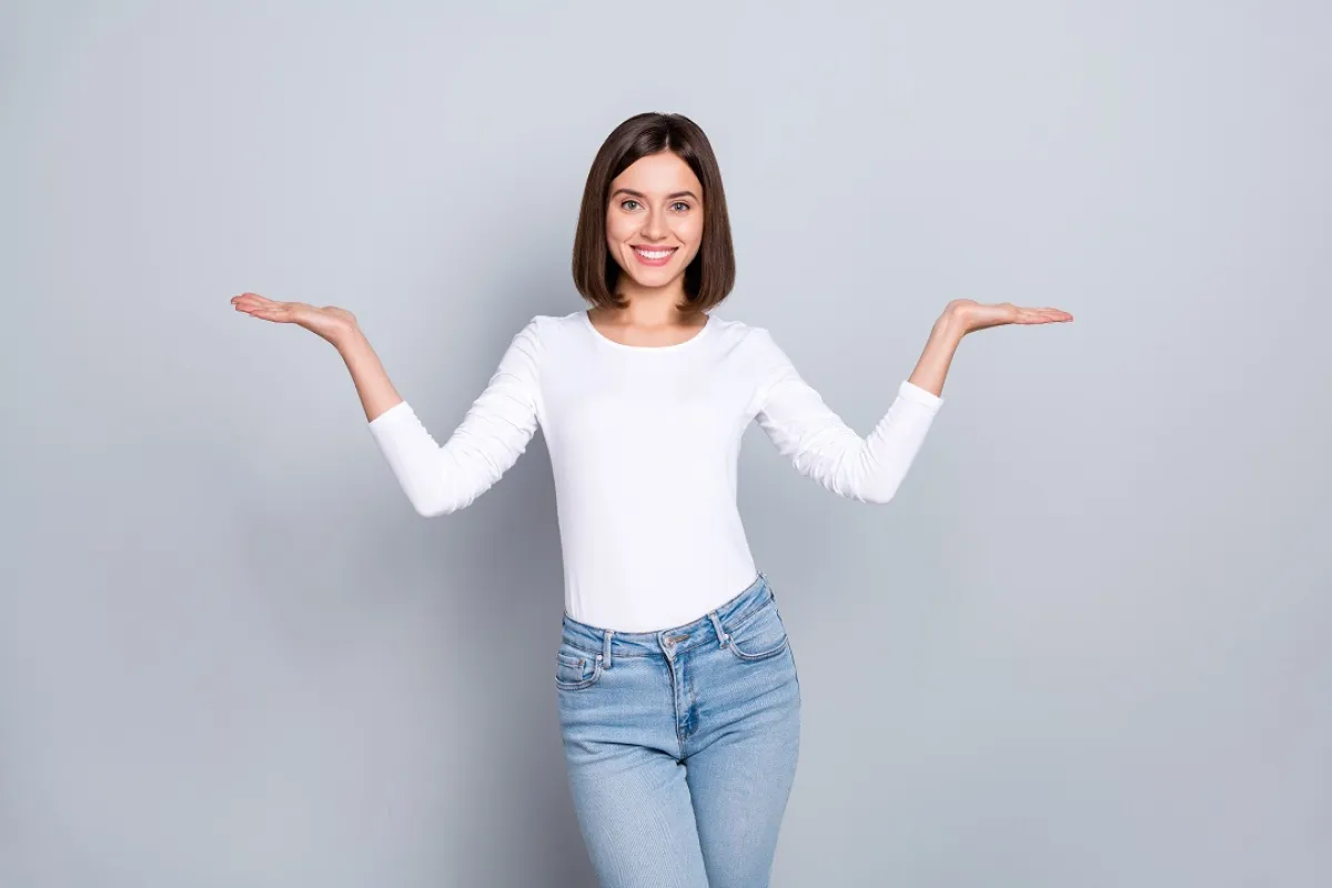 صورة لحامل وقد استعادت رشاقتها