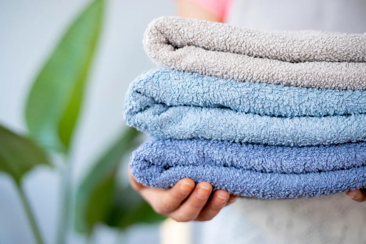 مجموعة من المناشف