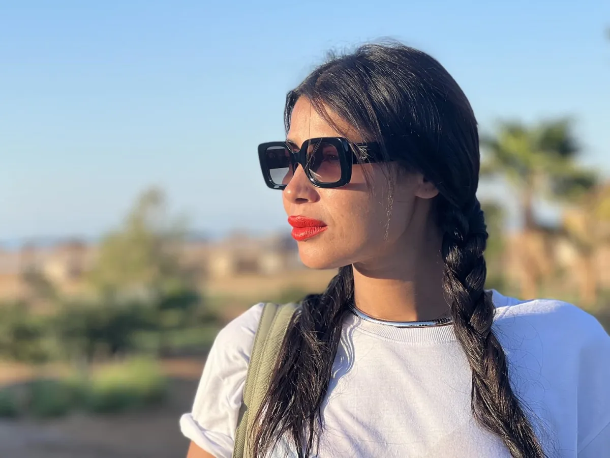 مها نصار - الصورة من صفحتها على فيس بوك