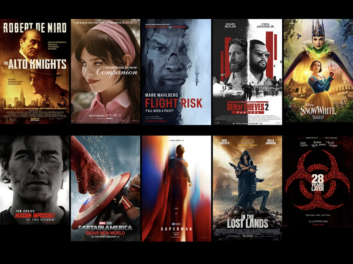 أفضل 10 أفلام أجنبية ينتظرها الجمهور في 2025