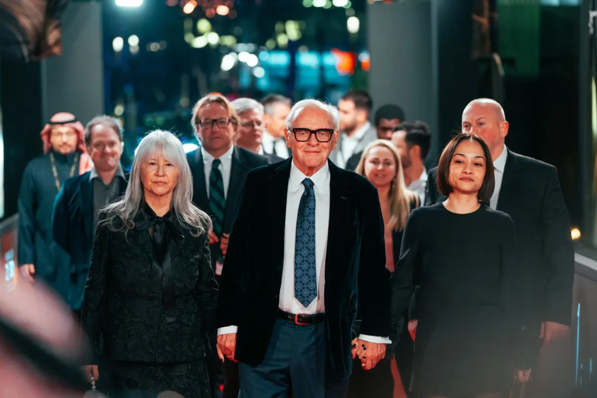 حفل السيد أنتوني هوبكنز- الصورة من هيئة الترفيه السعودية