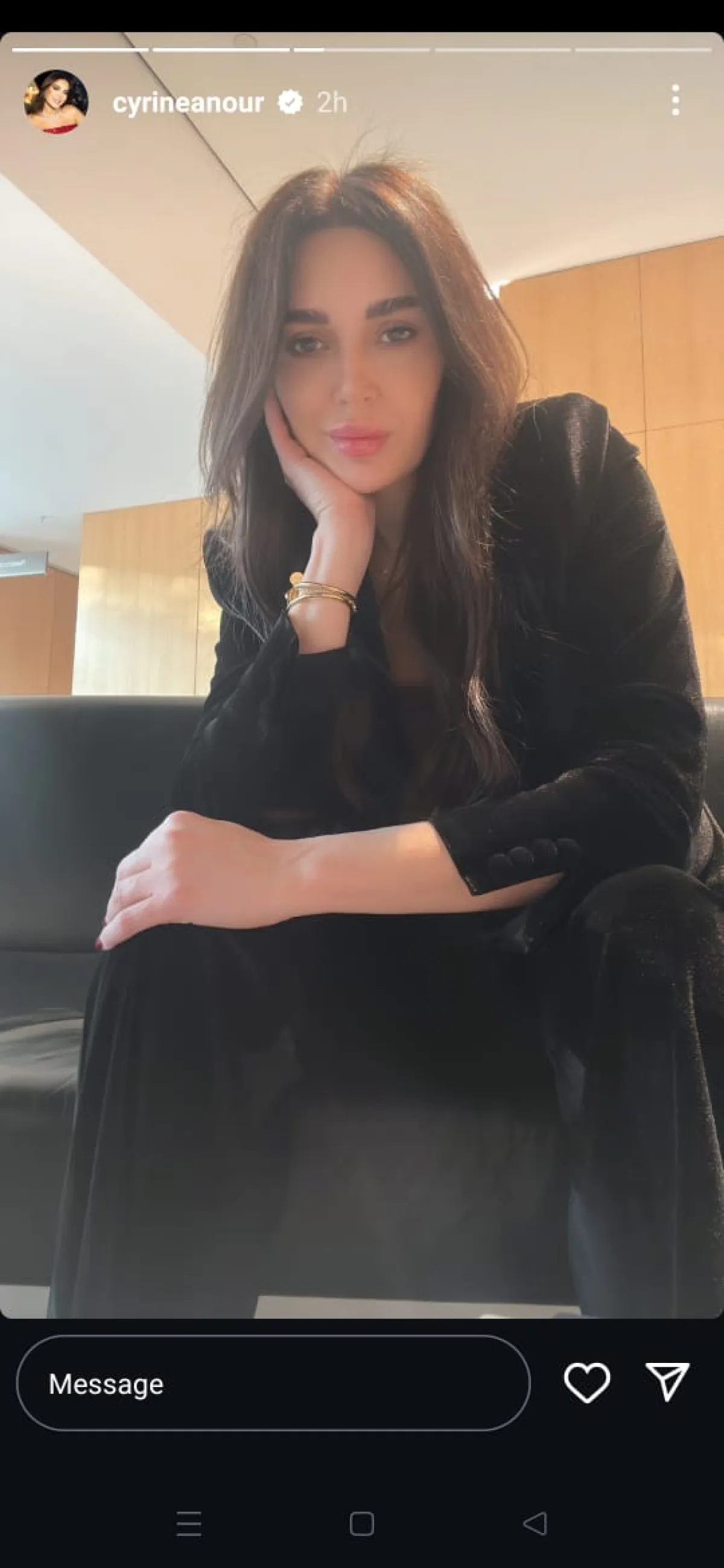 سيرين عبد النور- الصورة من ستوري حسابها على إنستغرام