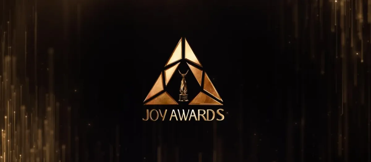 شعار joy awards- الصورة من الصفحة الرسمية للحفل على الفيسبوك