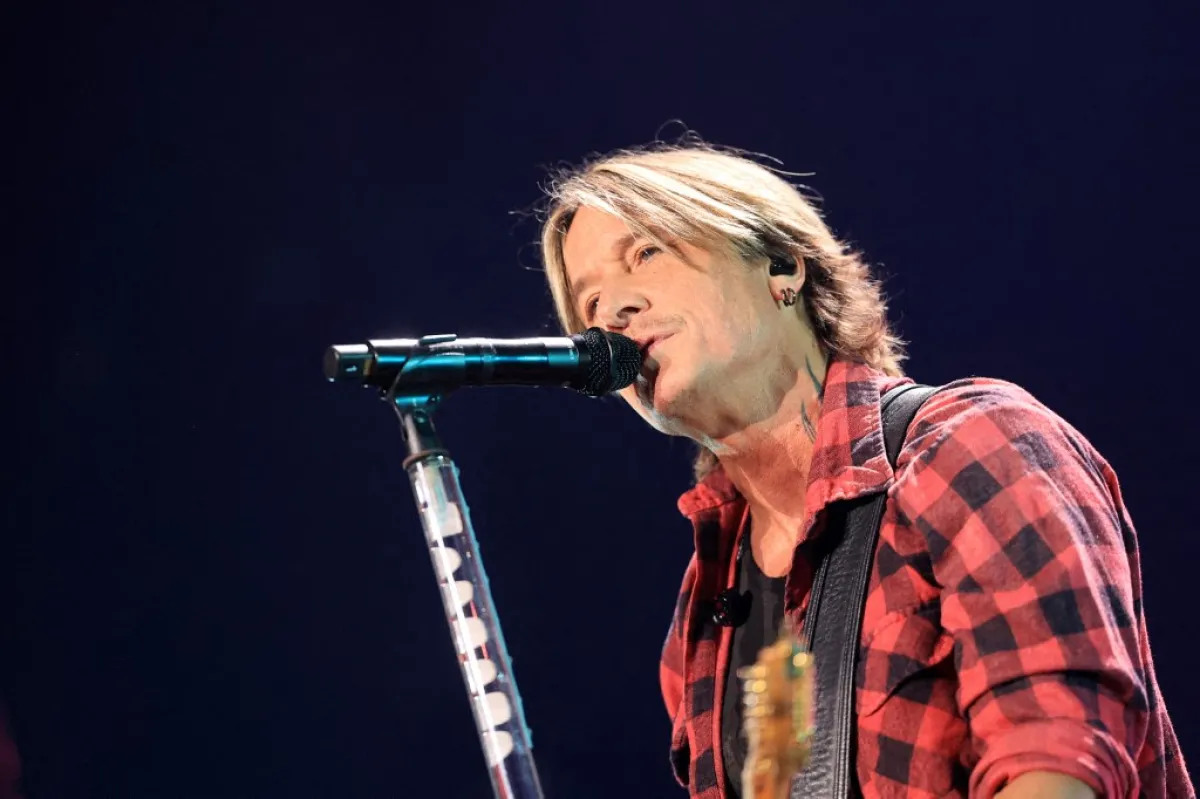 كيث أوربان في مهرجان موسيقي في لاس فيغاس ( Keith Urban at a music festival in Las Vegas ). مصدر الصورة: Matt Winkelmeyer / GETTY IMAGES NORTH AMERICA / Getty Images via AFP