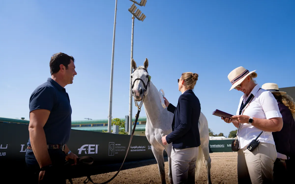 بطولة أبوظبي الدولية لقفز الحواجز  الصورة من وام