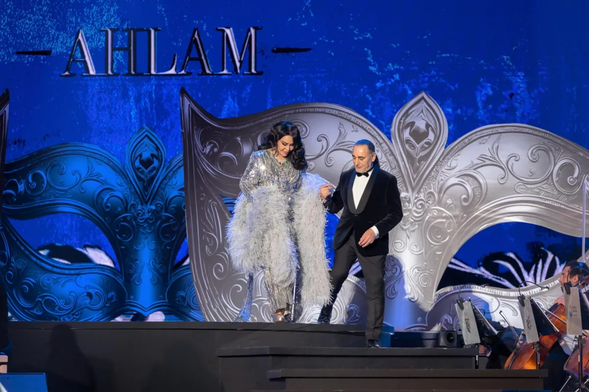 أحلام  وامير عبد المجيد-الصورة من المركز الاعلامي لشركة بنش مارك