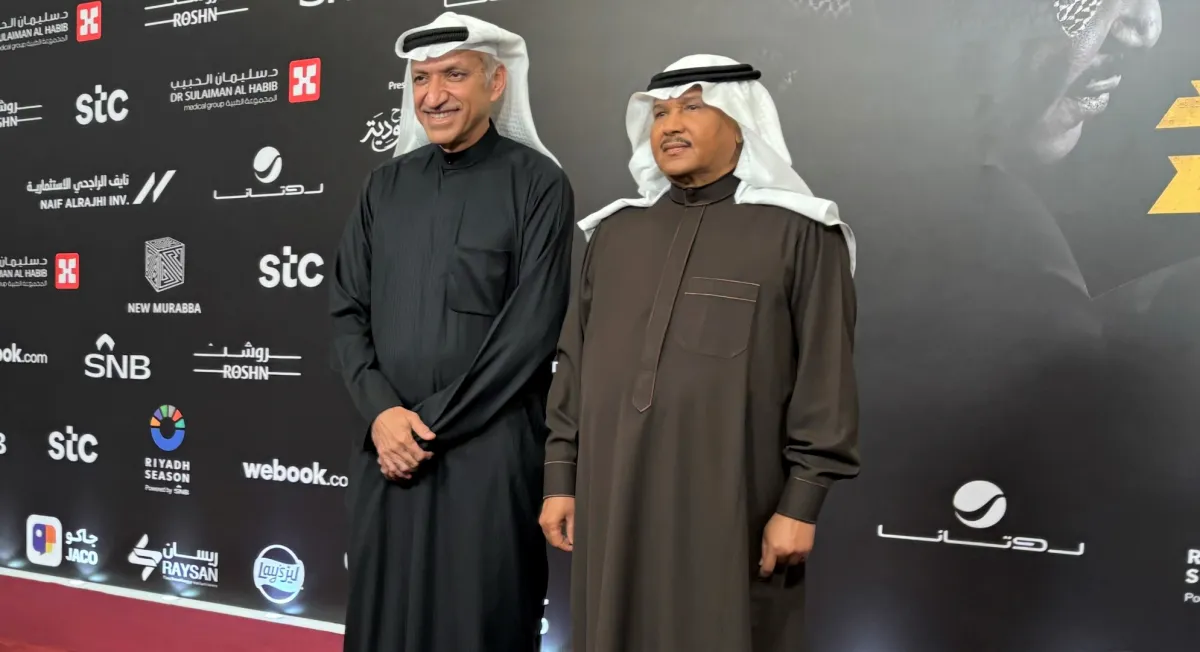 محمد عبده وسالم الهندي- الصورة خاصة بسيدتي من تصوير زكية البلوشي