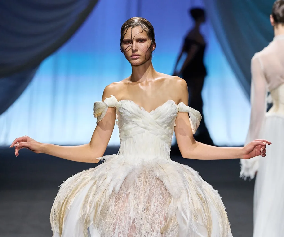 فستان زفاف من جان بول غوتييه Jean Paul Gauthier- الصورة من Launchmetrics/Spotlight ©