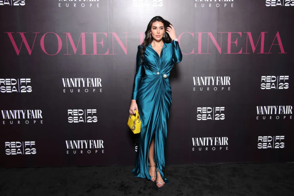 ياسمين صبري في حفل Women In Cinema -مصدر الصورة Daniele Venturelli/Getty Images for The Red Sea International Film Festival)