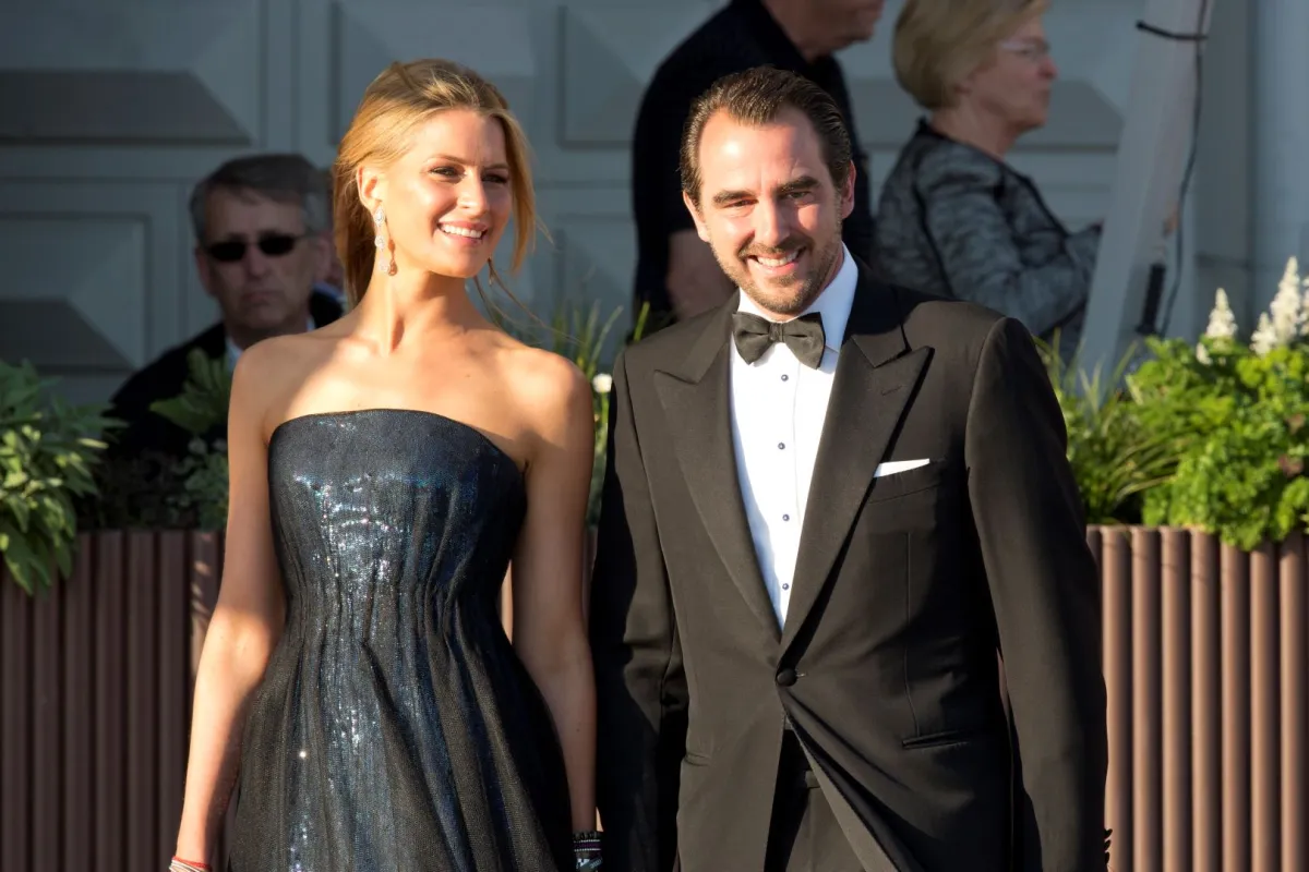 الأمير نيكولاوس والأميرة تاتيانا من اليونان في ستوكهولم، السويد (Prince Nikolaos and Princess Tatiana of Greece in Stockholm, Sweden). مصدر الصورة:  Julian Parker/Mark Cuthbert/UK Press via Getty Images