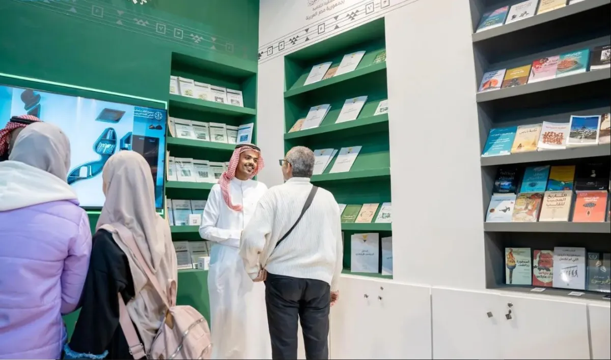 الملحقية الثقافية بمصر تشارك في جناح السعودية - الصورة من واس