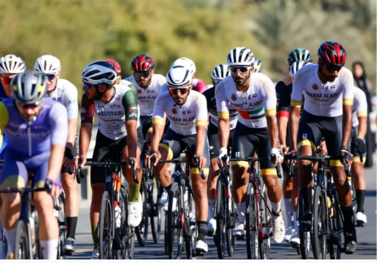 منتخب الإمارات الوطني للدراجات الهوائية- الصورة من وام