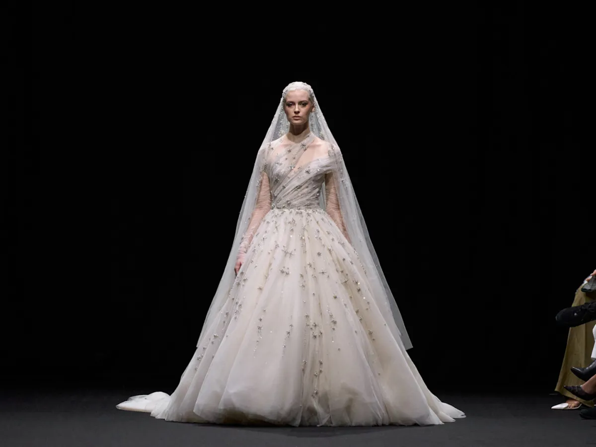 فستان زفاف من باولو سيباستيان Paolo Sebastian - الصورة من Launchmetrics/Spotlight ©